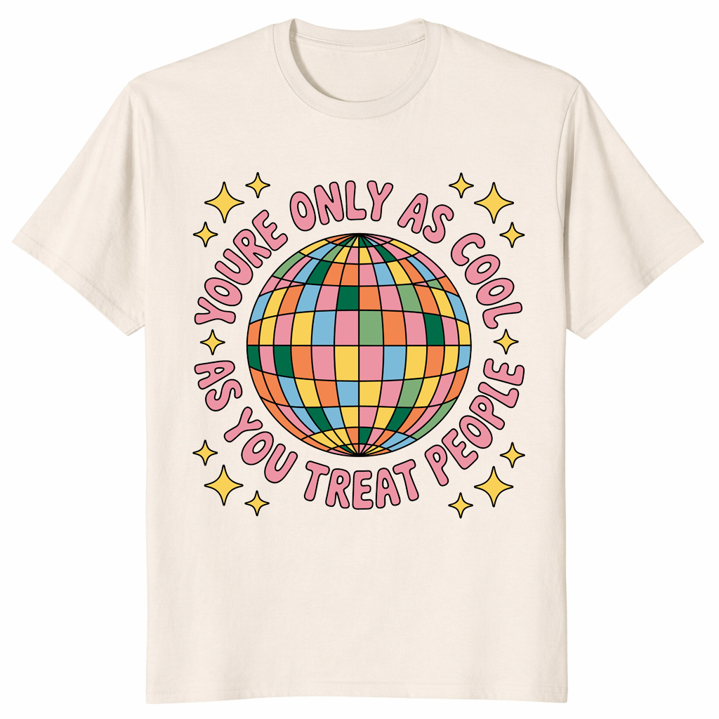 Kindness Affirmation Shirt T-Shirt in Natural