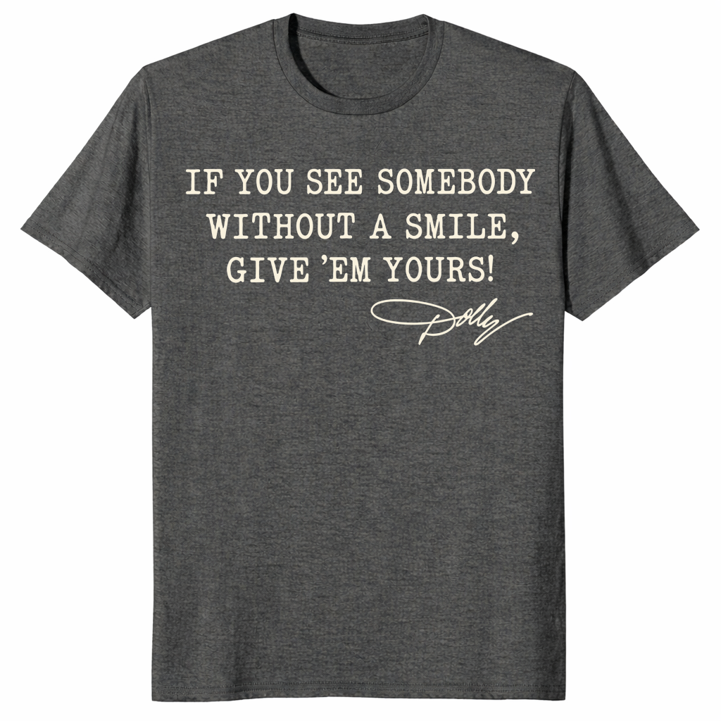 Kindness Smile Shirt in dark heather