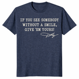 Kindness Smile Shirt in heather navy
