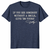 Kindness Smile Shirt in heather navy