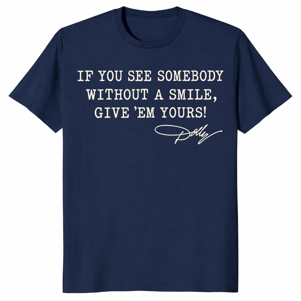 Kindness Smile Shirt in navy