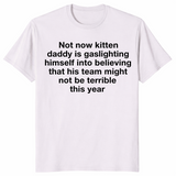 Kitten daddy shirt in ice grey