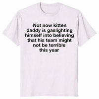 Kitten daddy shirt in ice grey