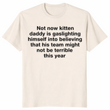 Kitten daddy shirt in natural