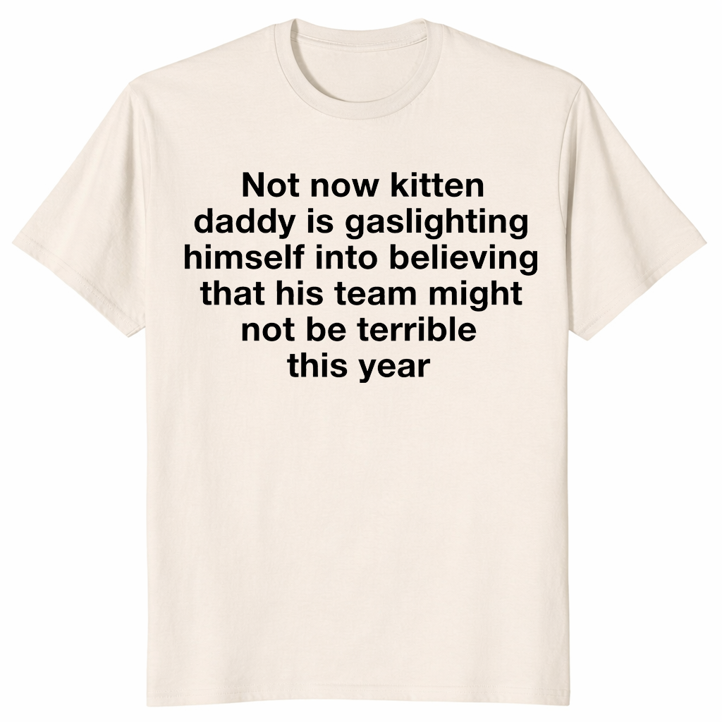 Kitten daddy shirt in natural