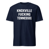 Knoxville Tennessee T-Shirt in Navy with retro skyline design by Cuccico