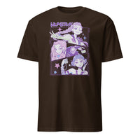 KPop Demon Hunters HUNTR/X World Tour Shirt in dark chocolate brown