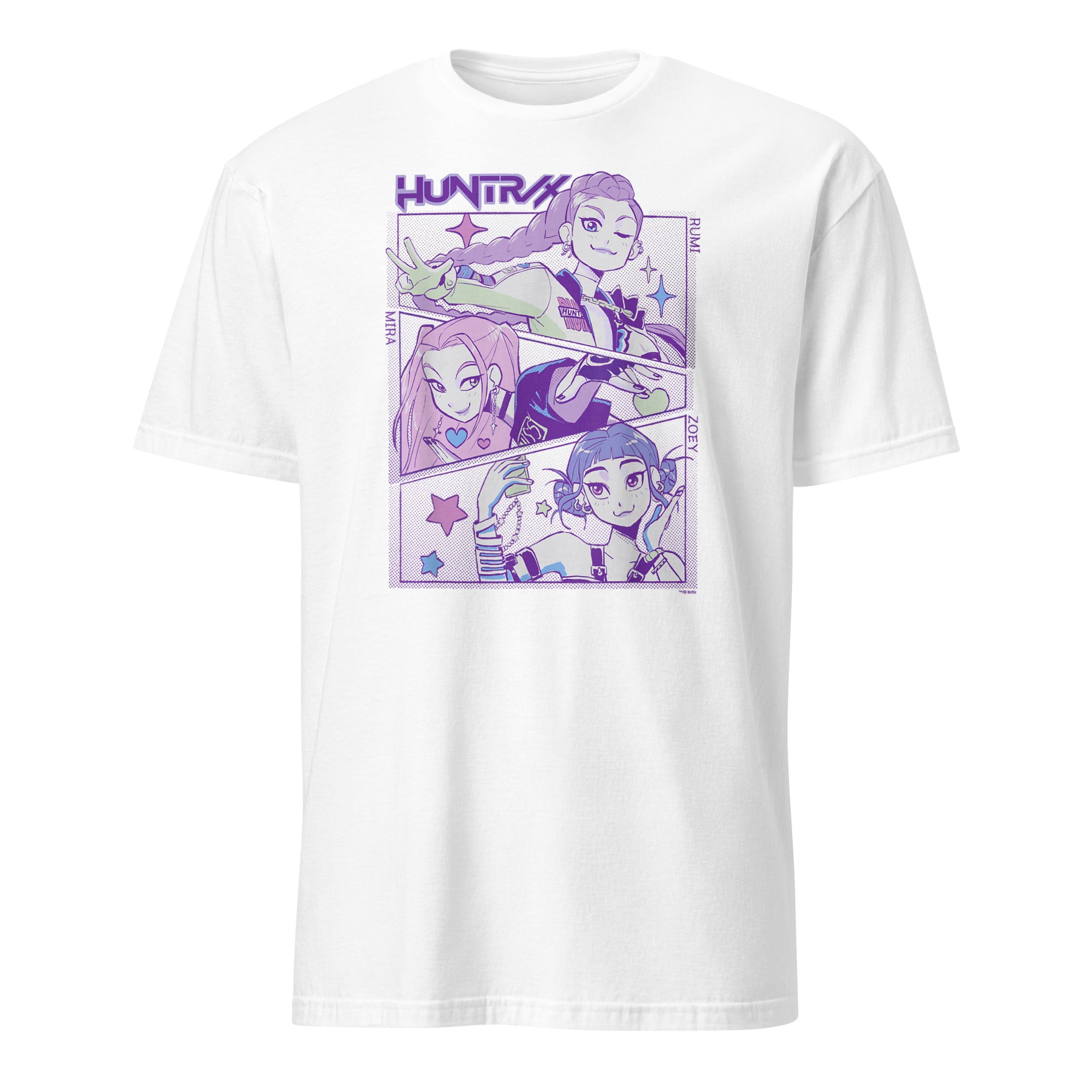 KPop Demon Hunters HUNTR/X World Tour Shirt in white