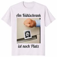 Kühlschrank ist noch Platz Shirt in ice grey