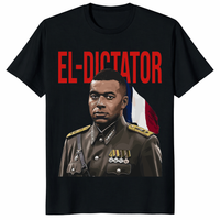 Kylian Mbappe El Dictator T Shirt black funny soccer fan graphic tee
