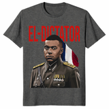 Kylian Mbappe El Dictator T Shirt dark heather funny meme soccer tee
