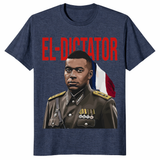 Kylian Mbappe El Dictator T Shirt heather navy graphic fan gift tee