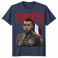 Kylian Mbappe El Dictator T Shirt heather navy graphic fan gift tee