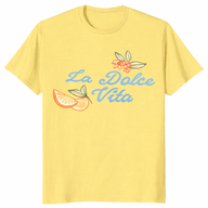 La Dolce Vita Italian Summer Tee – Vintage Citrus Aesthetic T-Shirt | Cuccico | Cuccico