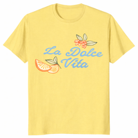 La Dolce Vita Italian Summer Tee – Vintage Citrus Aesthetic T-Shirt | Cuccico | Cuccico