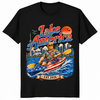 Lake America Kayak shirt in black