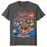 Lake America Kayak shirt dark heather