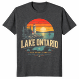 Lake Ontario Est 1615 shirt dark heather grey