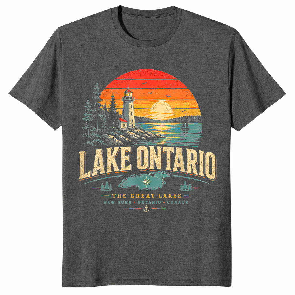 Lake Ontario Est 1615 shirt dark heather