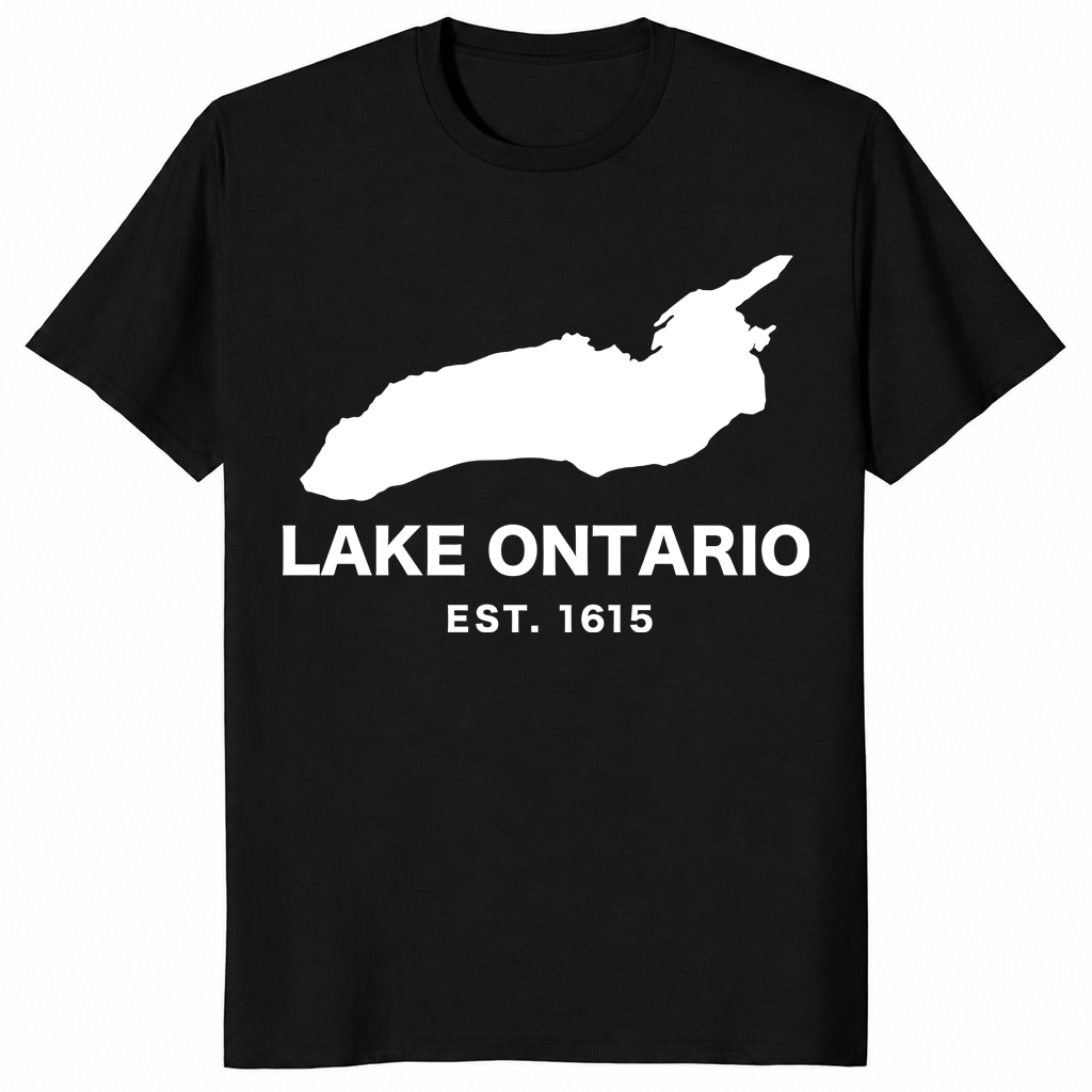 Lake Ontario Est. 1615 shirt in black