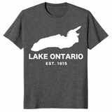 Lake Ontario Est. 1615 shirt in dark heather