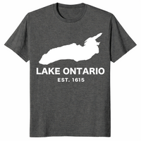 Lake Ontario Est. 1615 shirt in dark heather