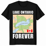 Lake Ontario Forever shirt in black