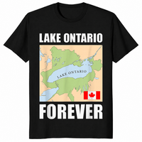 Lake Ontario Forever shirt in black