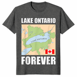 Lake Ontario Forever shirt dark heather