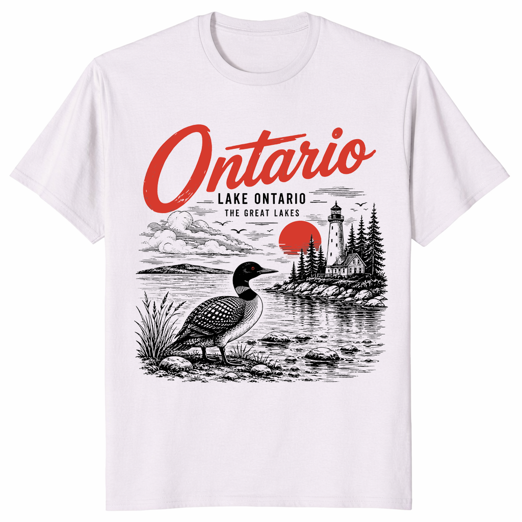 Lake Ontario shirt ice grey