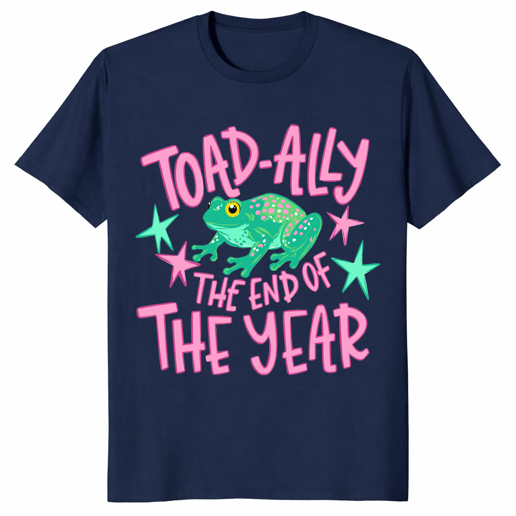 Last Day Of School Teacher Shirt with cute frog and pink lettering