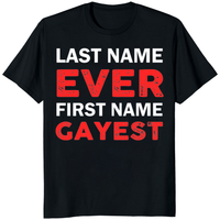 Last Name Ever First Name Gayest Shirt – Funny Gay Pride Shirt | LGBTQ Meme Tee by Cuccico | Cuccico