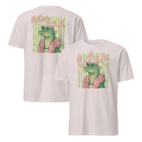 later alligator t shirt funny retro alligator graphic ice grey