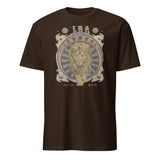 Cuccico vintage astrology tee Leo Zodiac Shirt in dark chocolate color
