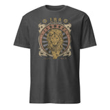 Vintage astrology Leo Zodiac Shirt in dark heather grey by Cuccico