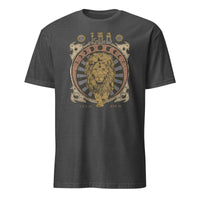 Vintage astrology Leo Zodiac Shirt in dark heather grey by Cuccico