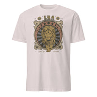 Oversized astrology tee Leo Zodiac Shirt in ice grey celestial print by Cuccico