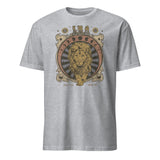 Cuccico Celestial Leo Zodiac Shirt in sport grey vintage astrology design