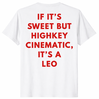 Leo Zodiac Sign shirt in white