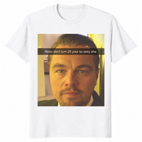 Funny Leonardo DiCaprio Meme T-Shirt - 25th Birthday Gift | Cuccico
