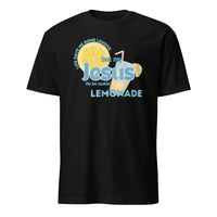 Life Gave Me Some Lemons Jesus Made Lemonade Christian T-Shirt in Black