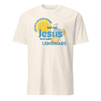 Life Gave Me Some Lemons Jesus Made Lemonade Christian T-Shirt in Natural