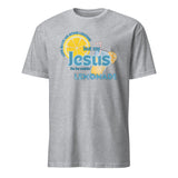 Life Gave Me Some Lemons Jesus Made Lemonade Christian T-Shirt in Sport Grey