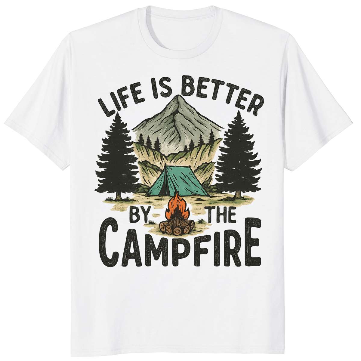 Life Is Better By The Campfire Shirt – Camp Crew | Bonfire Nights Cuccico | Cuccico Design