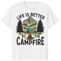 Life Is Better By The Campfire Shirt – Camp Crew | Bonfire Nights Cuccico | Cuccico Design