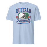 "Light Blue Buffalo Bill T-Shirt – Bill Football T-Shirt | Bills Buffalo New York Shirt"
