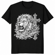 Lion of Judah shirt in black