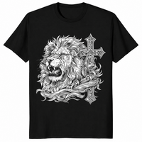 Lion of Judah shirt in black