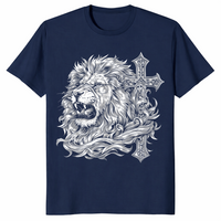 Lion of Judah shirt in navy