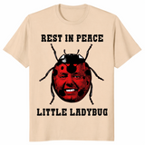 Little ladybug shirt in sand